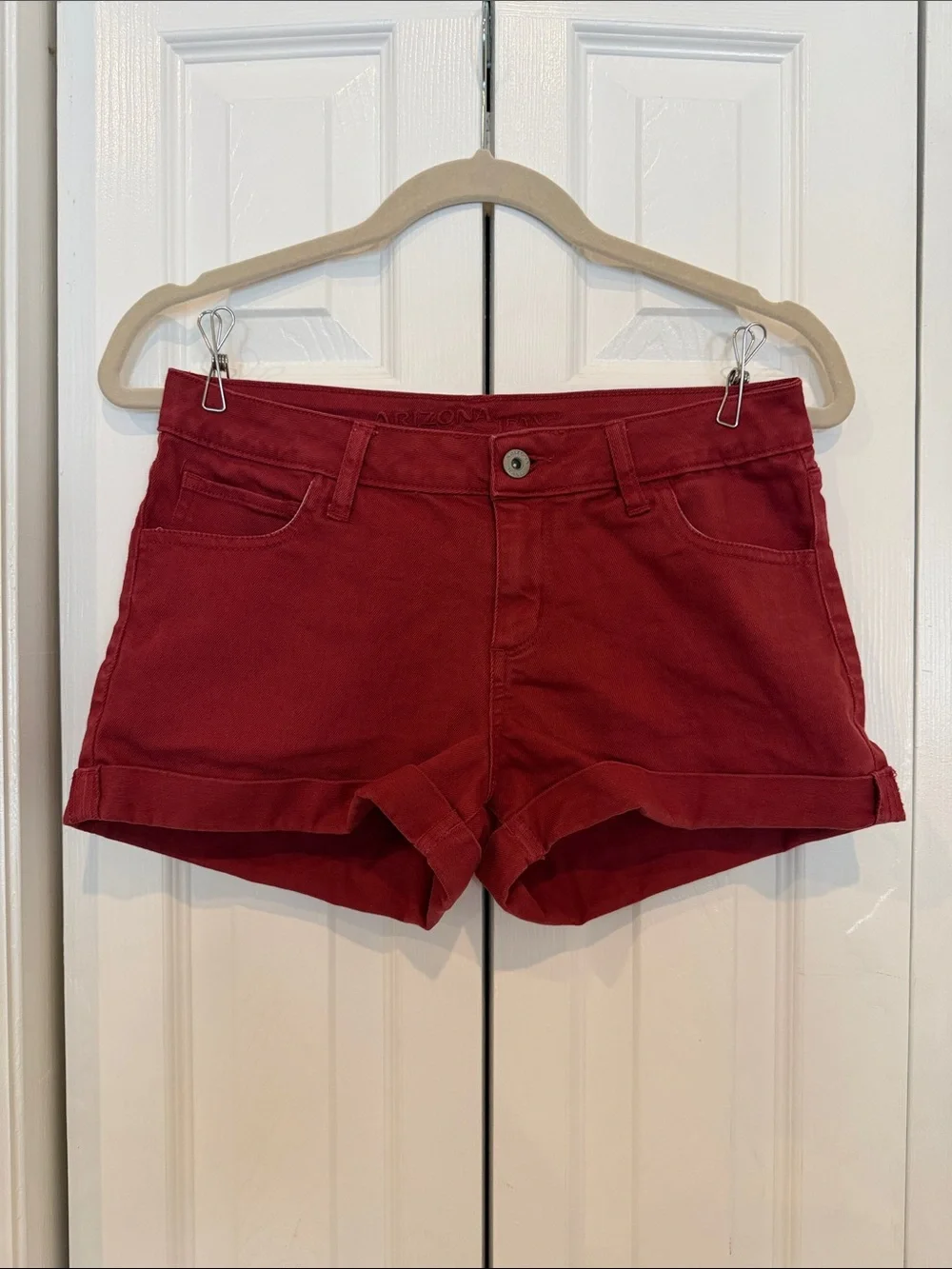 Arizona jeans shorts cuffed denim